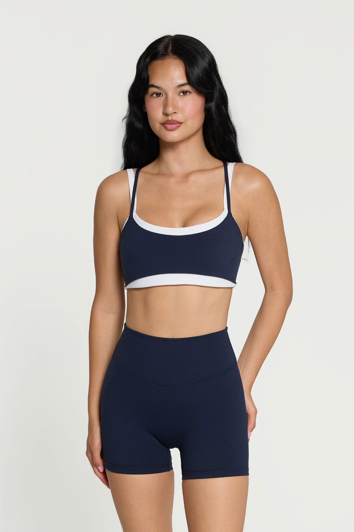 Layered Bra - Navy