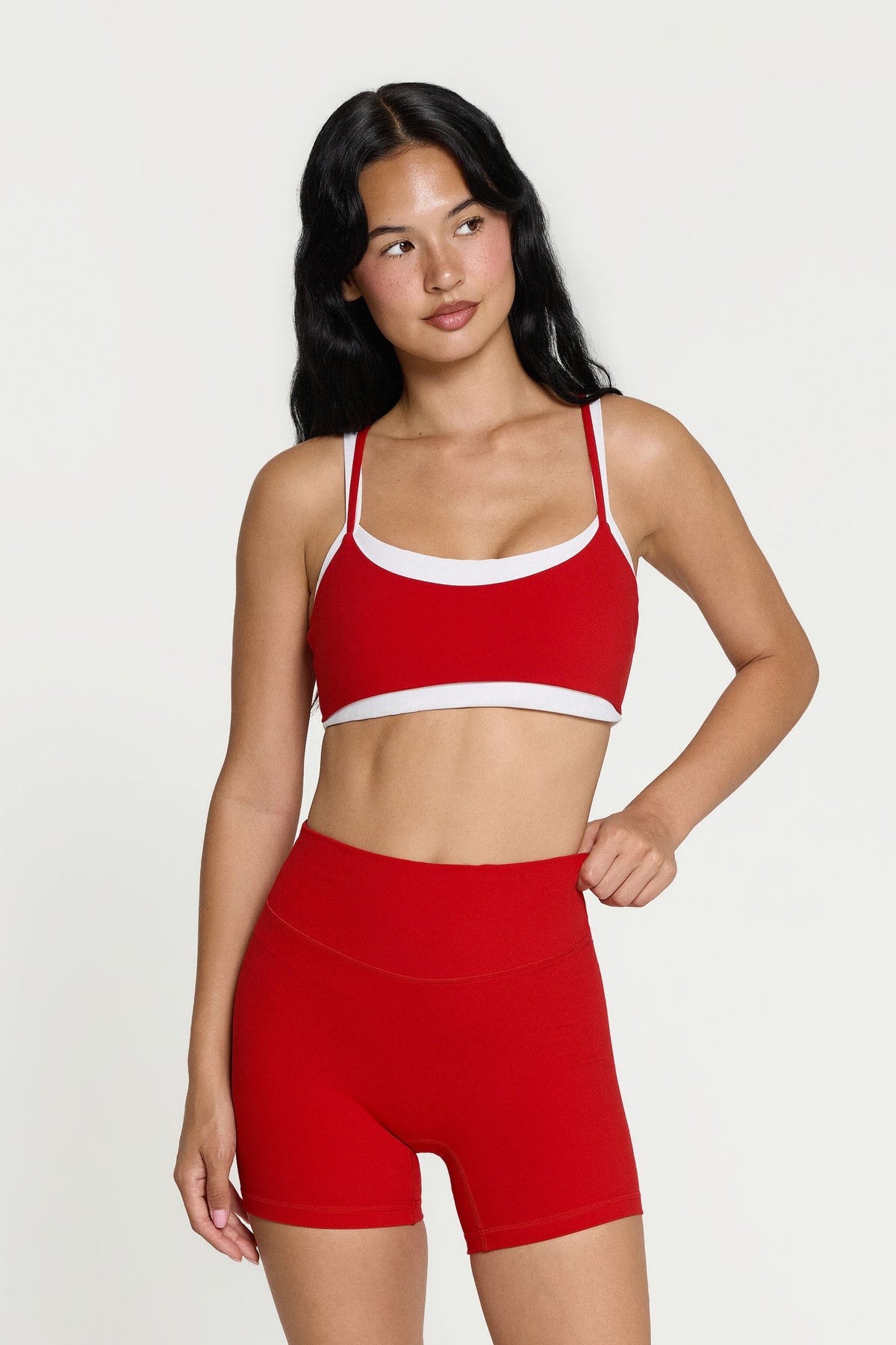 Layered Bra - Cherry