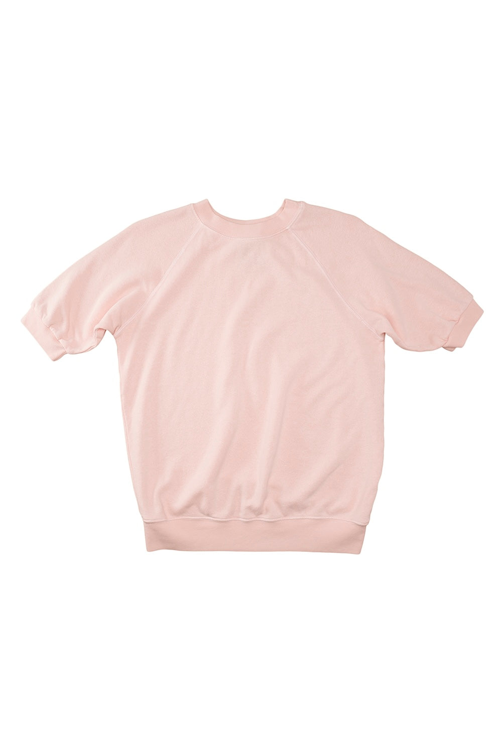 Short Sleeve Raglan Fleece Sweatshirt
