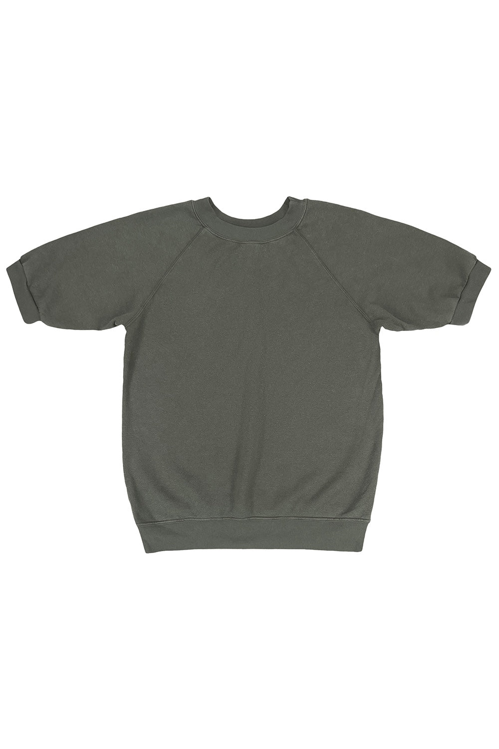 Short Sleeve Raglan Fleece Sweatshirt
