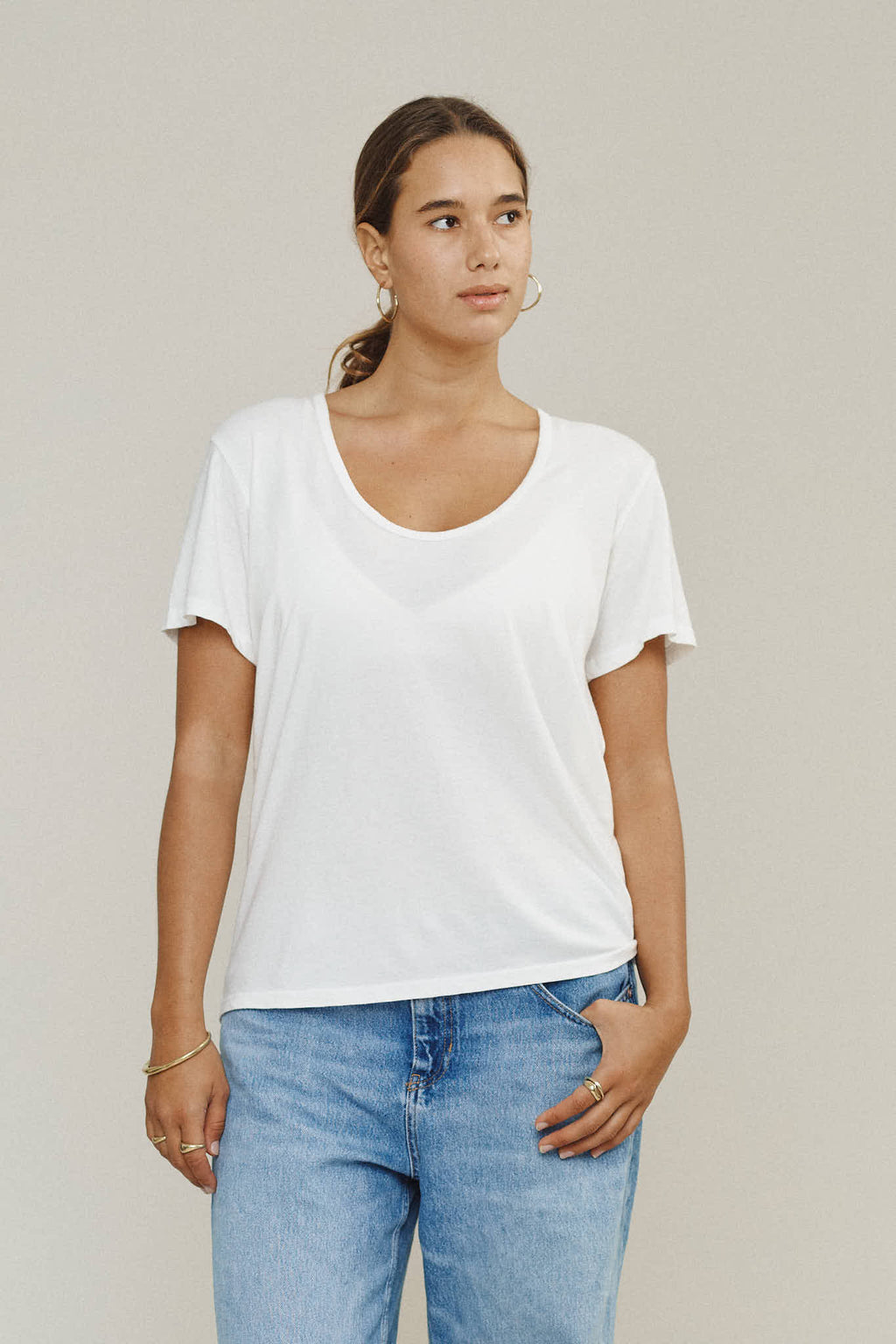Zuma Scoop Neck Tee