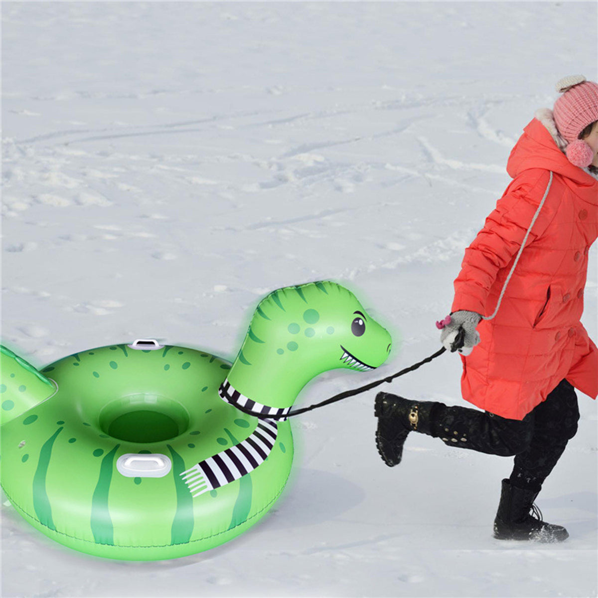 Inflatable Ski Ring Sledding Tube Q93072