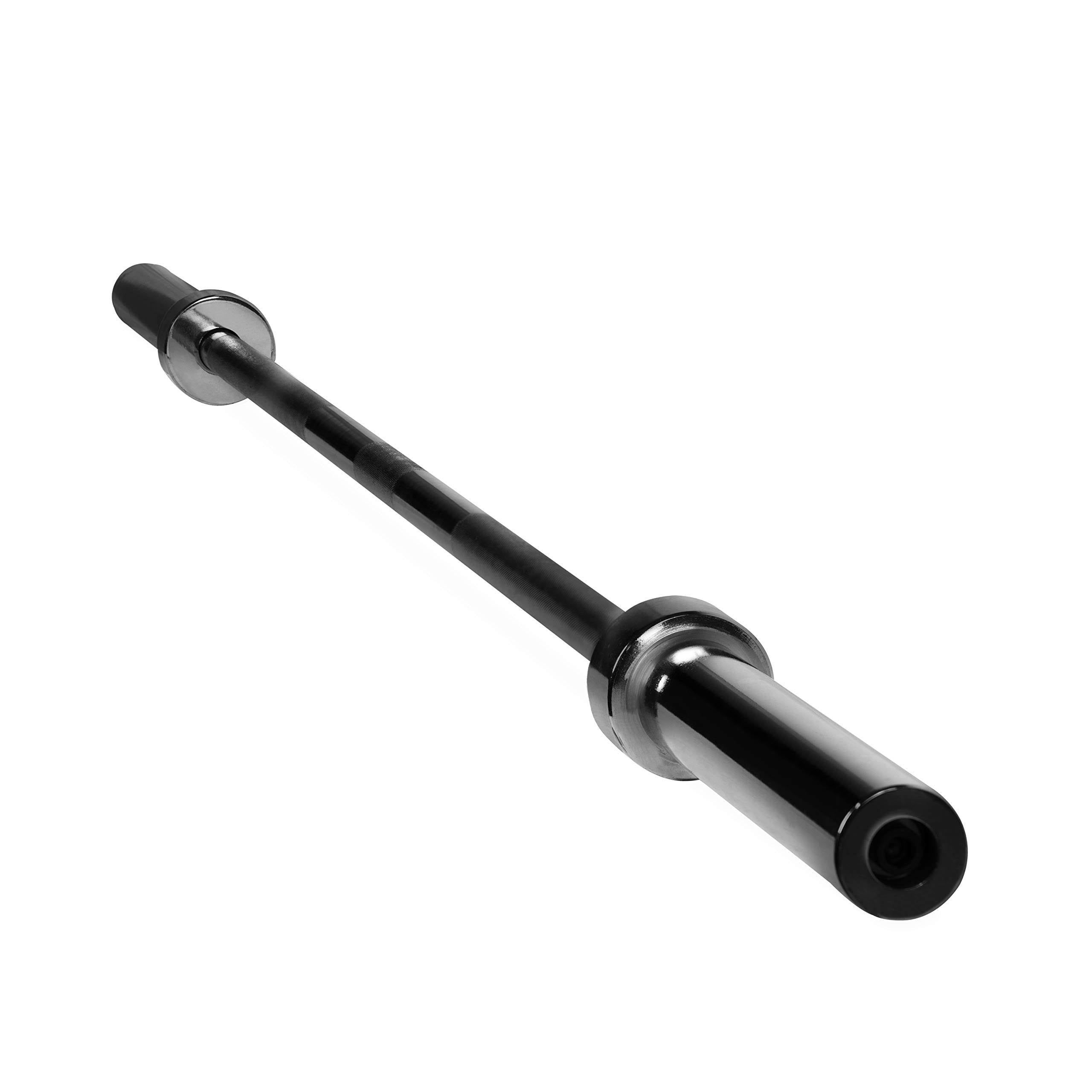 Black 6 ft Olympic Weight Bar E400