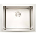 16-in. Chrome Kitchen Sink with Stainless Steel Finish 18 Gauge F445706