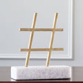 Gold Hashtag N9521
