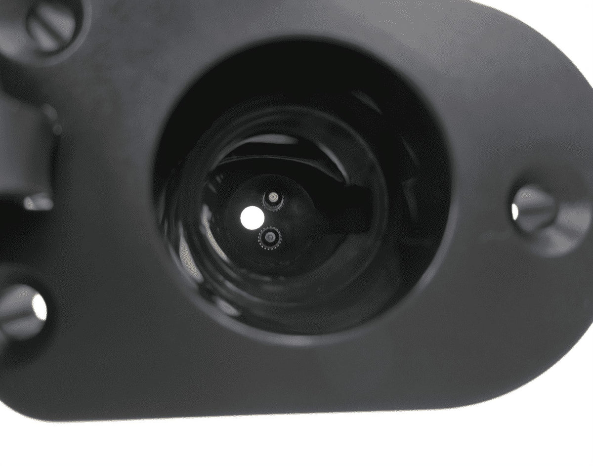 Boat LED All Round Anchor Light Pole 24" Collar Black Base Socket 2 Pins Wired 90 Degrees Q55634