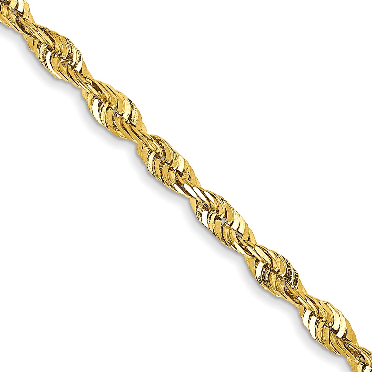 10K Yellow Gold Rope Chain Z3739