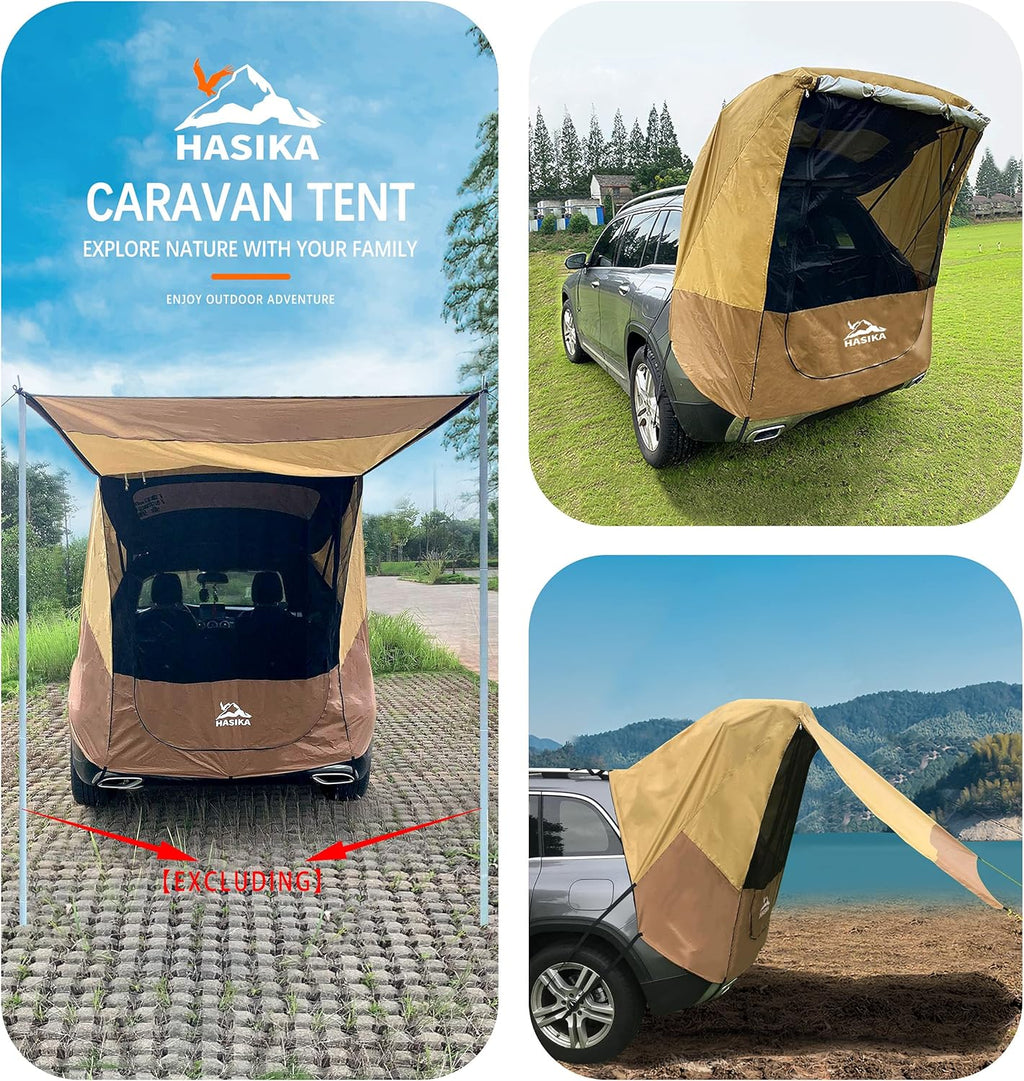Yellow Waterproof 3000MM Tailgate Awning Tent Pack of 2 M951454