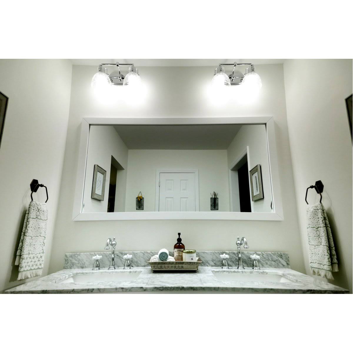 Antique Brass Widespread Bathroom Faucet C599889