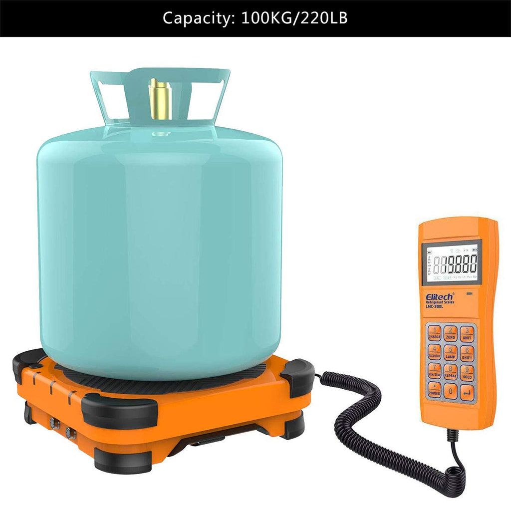 HVAC Scale Digital Refrigerant Charging Weight Scale 220lbs/100kgs X38452