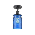 Matte Black 1 Light Semi-Flush Mount B251683