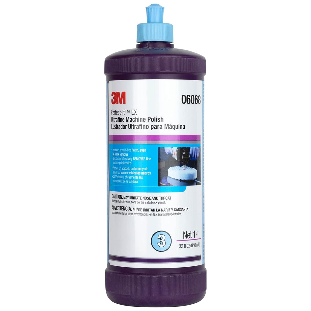 3M Rubbing Compound, Machine Polish, Ultrafine Polish Buffing And Polishing Kit X16040