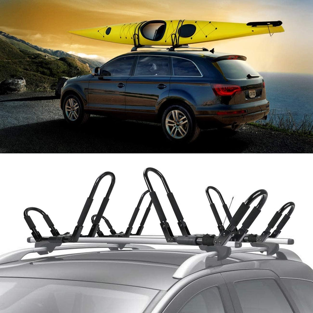 Kayak Roof Rack for 2 Kayaks, SUP, Snowboard, 2 Pairs B8871