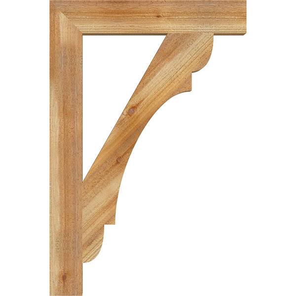 4x22W x 24x22D x 36x22H Olympic Block Rough Sawn Bracket, Western Red Cedar A820470
