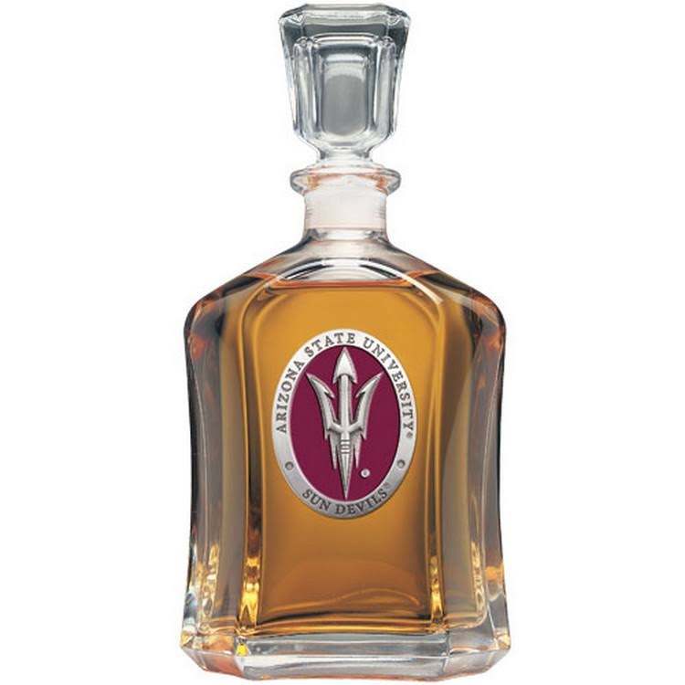 Red Arizona State University Capitol Decanter I905