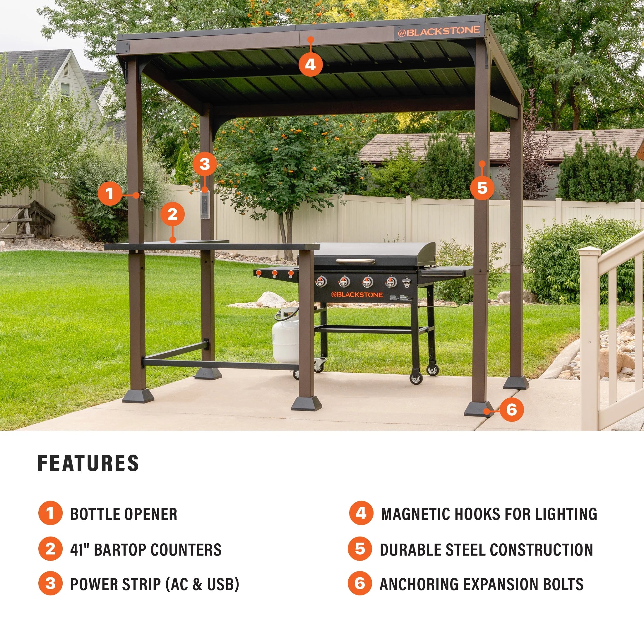 Blackstone 5' x 8' Grill Gazebo C42374
