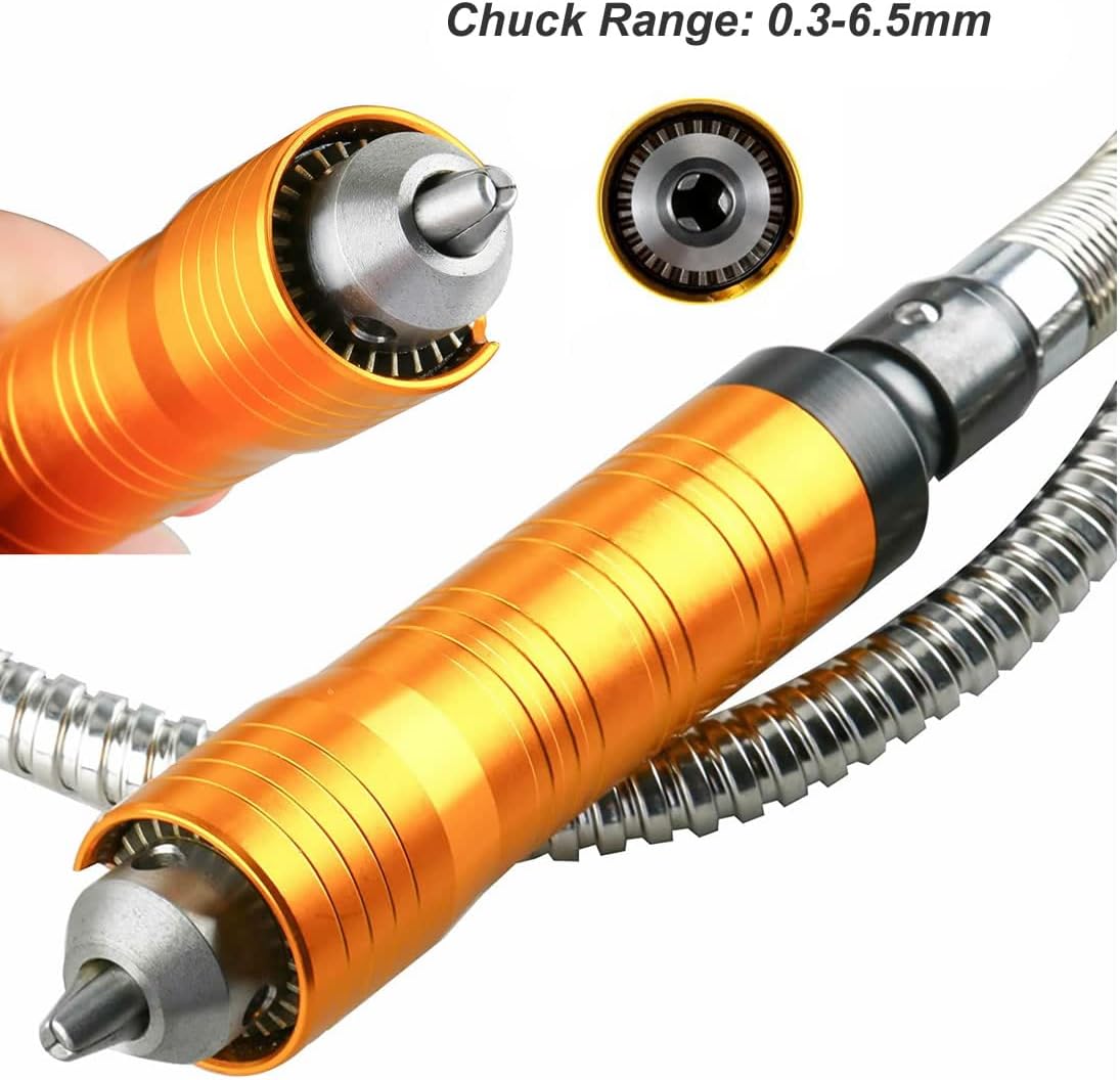 Flex Shaft Rotary Tool Grinder Kit with Foot Pedal Control, 560W, Pack of 2 V746319