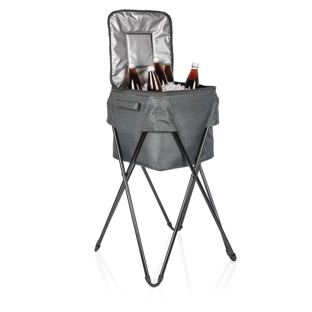 Gray Camping Cooler with Stand O79135