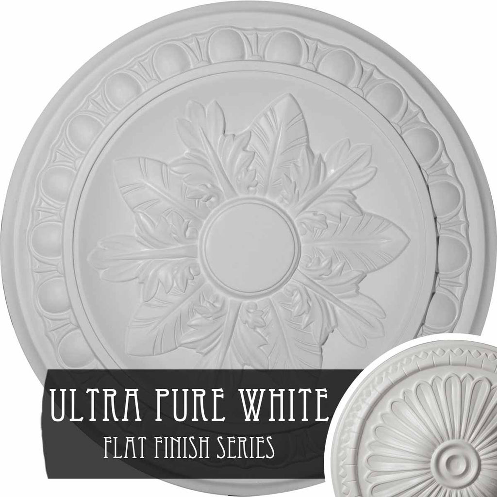 Exeter Ceiling Medallion Ultra Pure White R67587