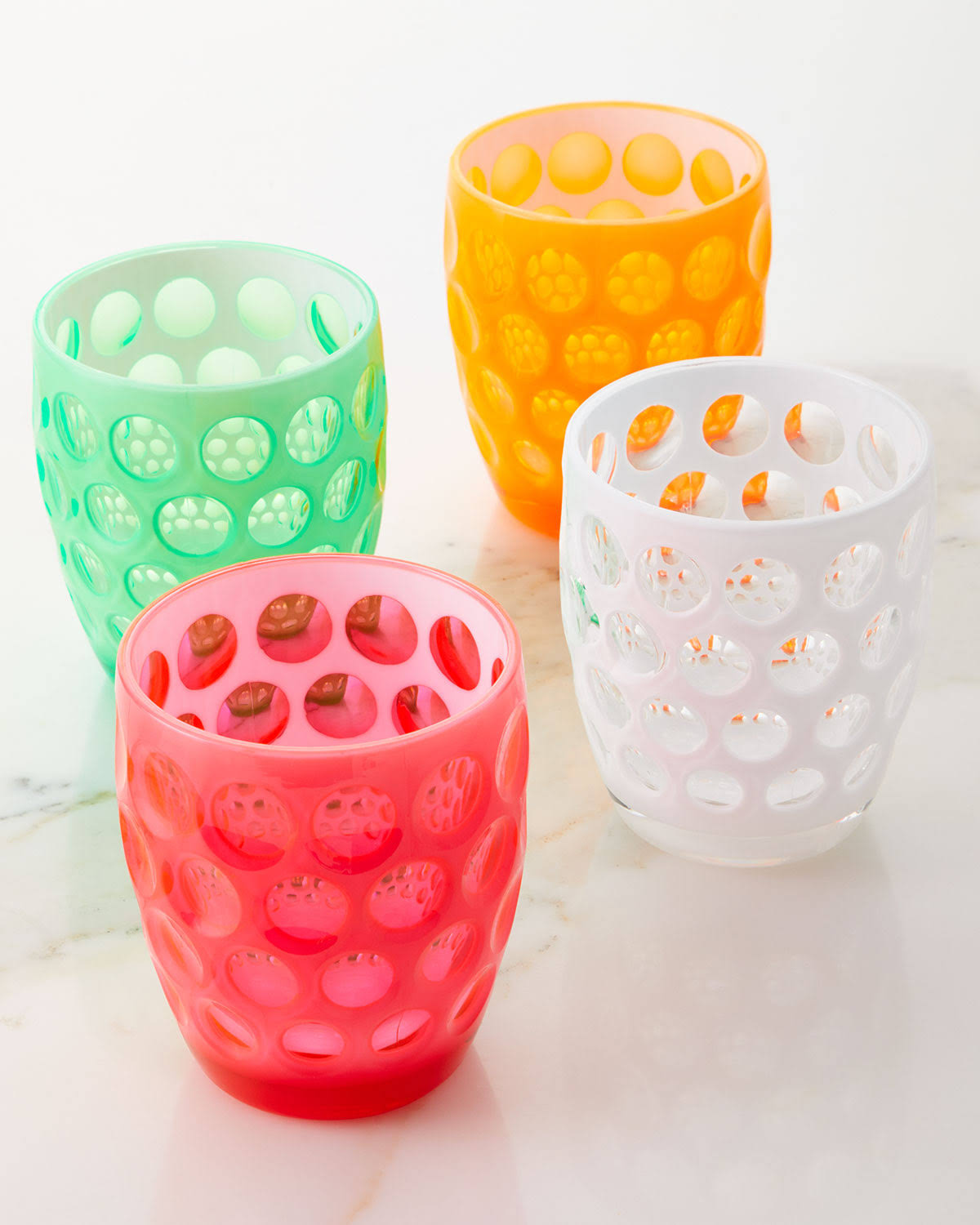 Set of 4 Double Old Fashioned Glasses J16784