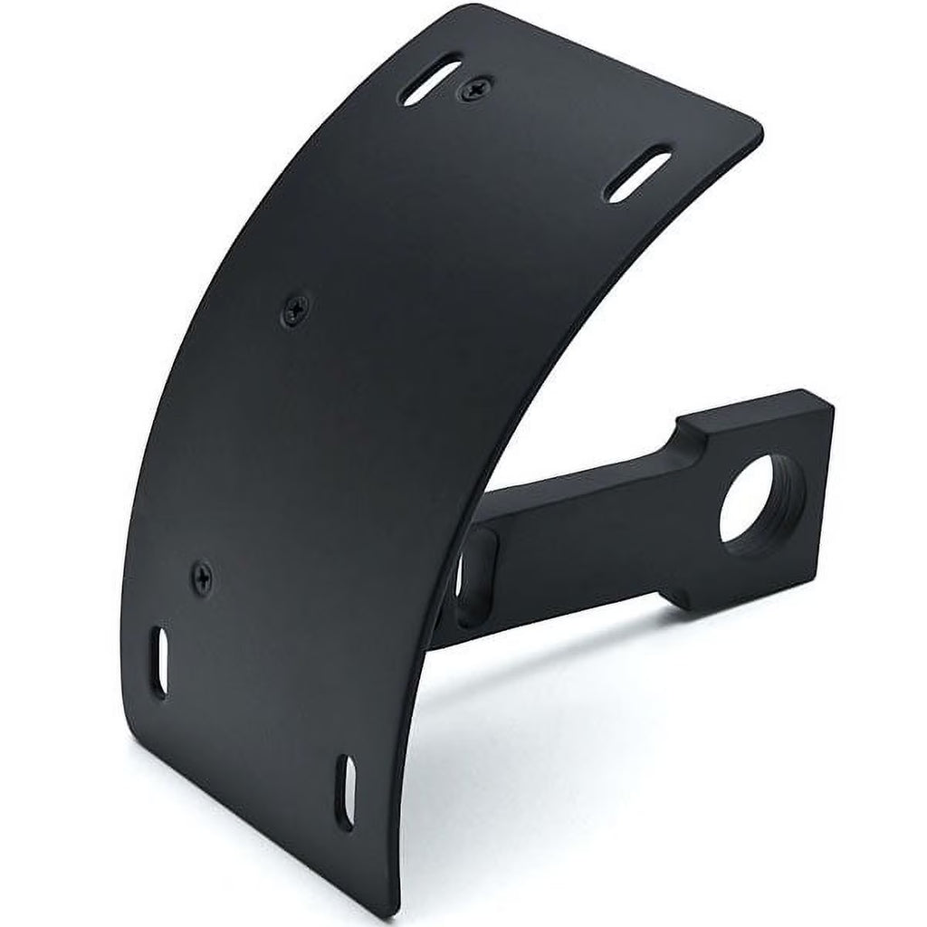 Black Vertical Axle Mount Motorcycle Plate Holder J7624