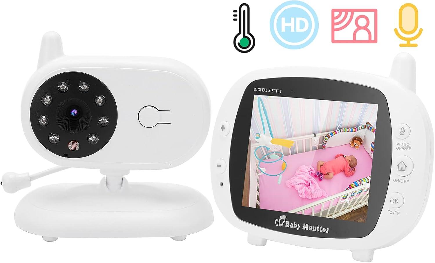 WiFi Baby Video Monitor with Wireless Digital Camera Q29739