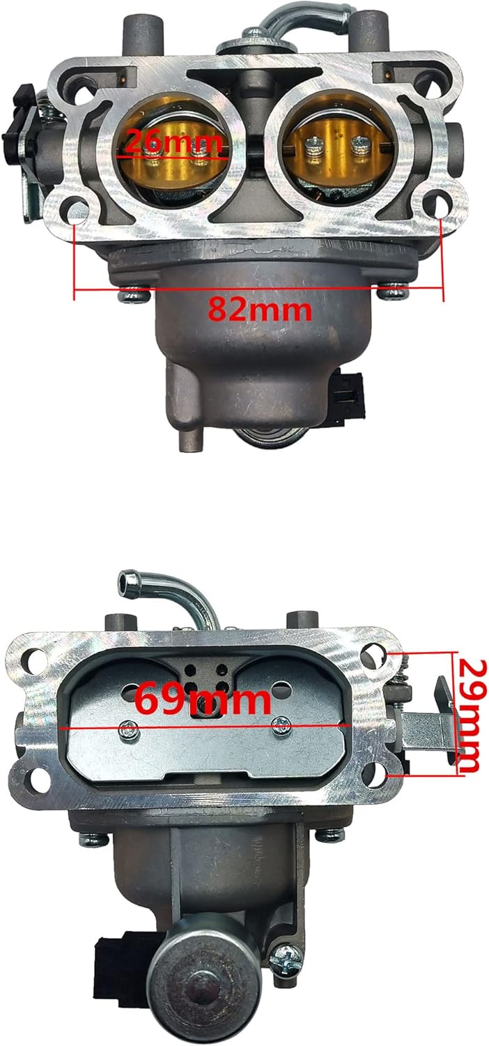Carburetor Pack of 2 for Kawasaki FX691V 4-Cycle Engines with Gaskit U43687