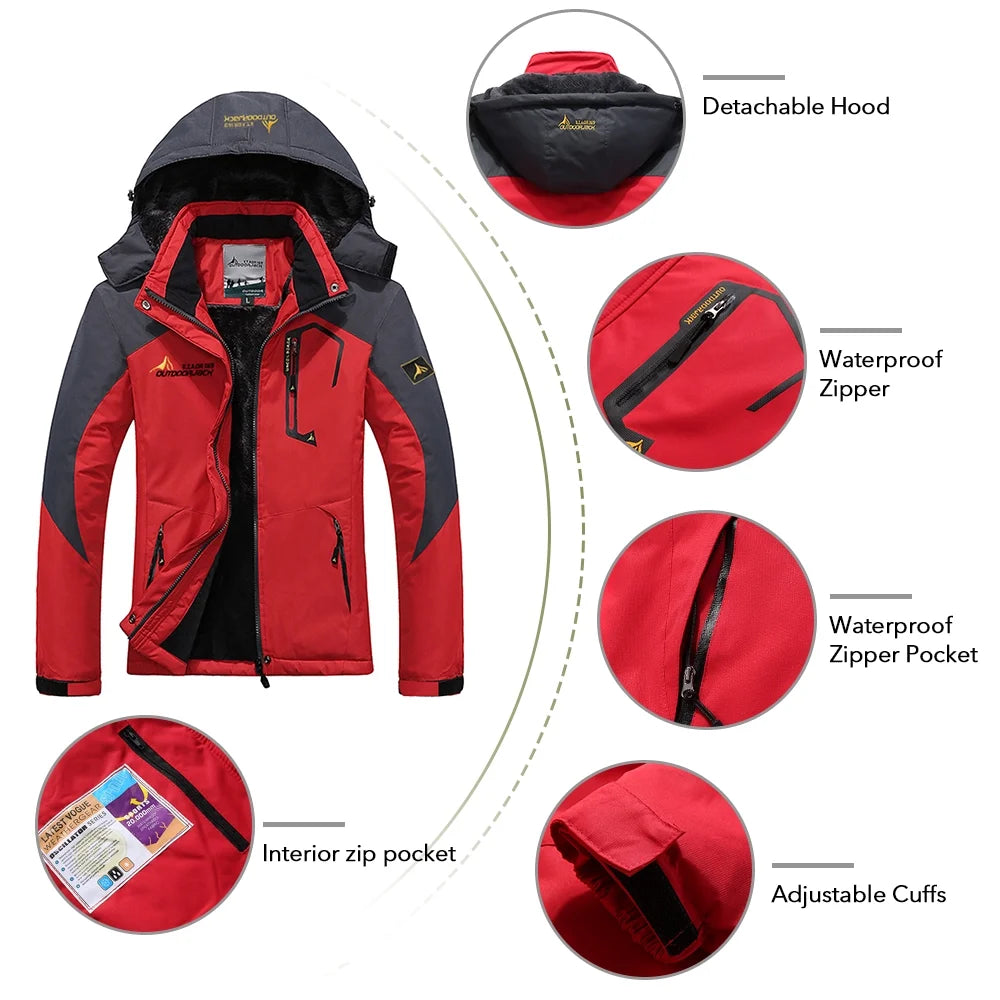 Waterproof Shell Ski Jacket M3295