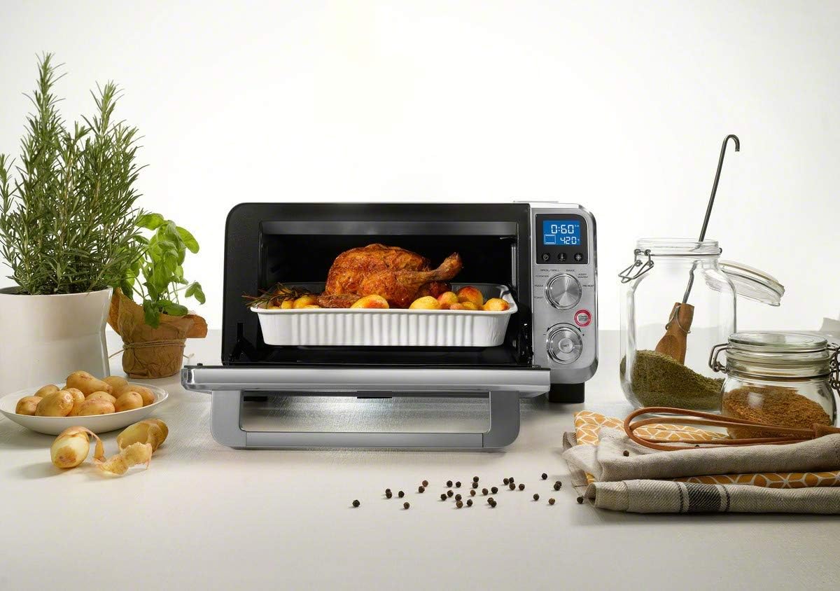 Compact Digital Oven, 0.5 cu. ft, Stainless Steel T969