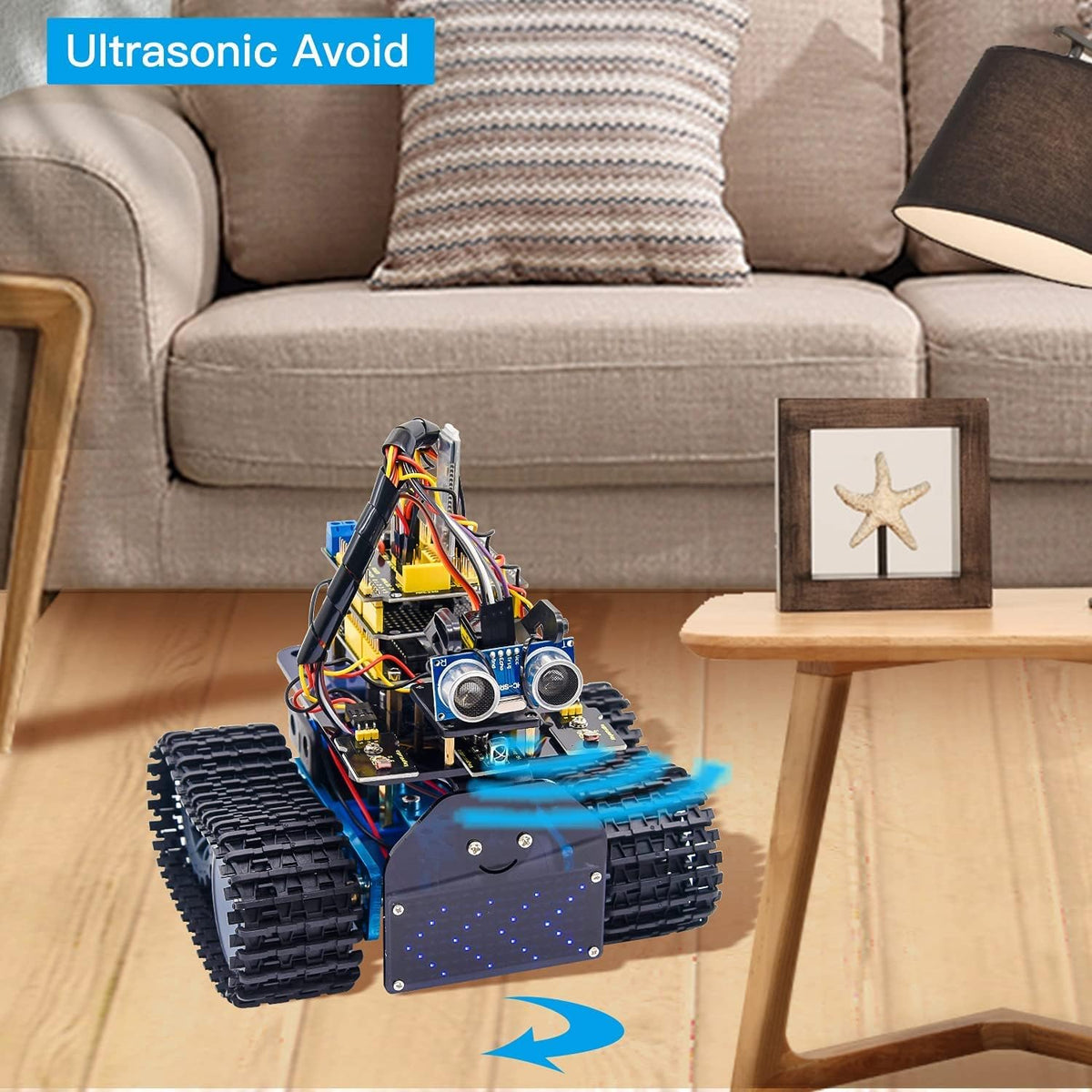 Mini Tank Robot Smart Car Kit for Arduino K575