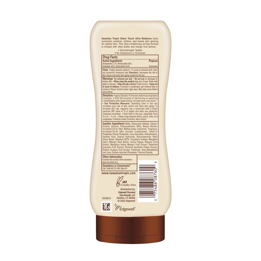 Sheer Touch Ultra Radiance Sunscreen Lotion SPF 50, 8oz Q9090