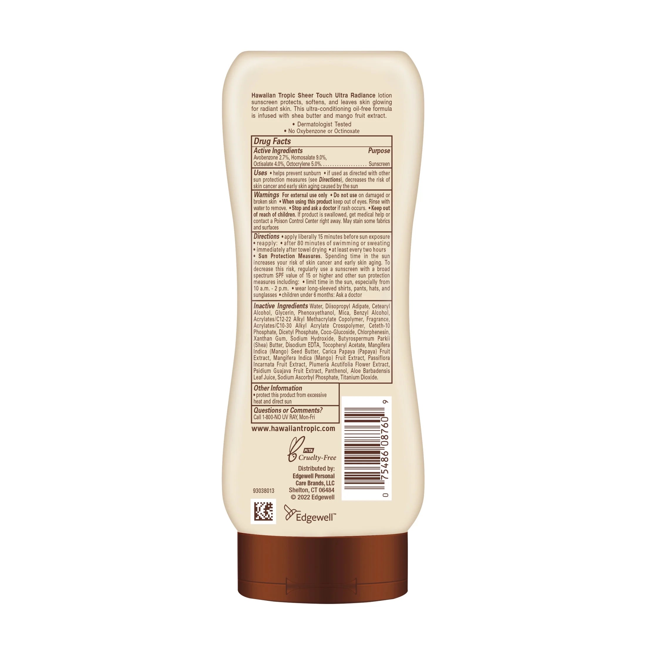 Sheer Touch Ultra Radiance Sunscreen Lotion SPF 50, 8oz Q9090