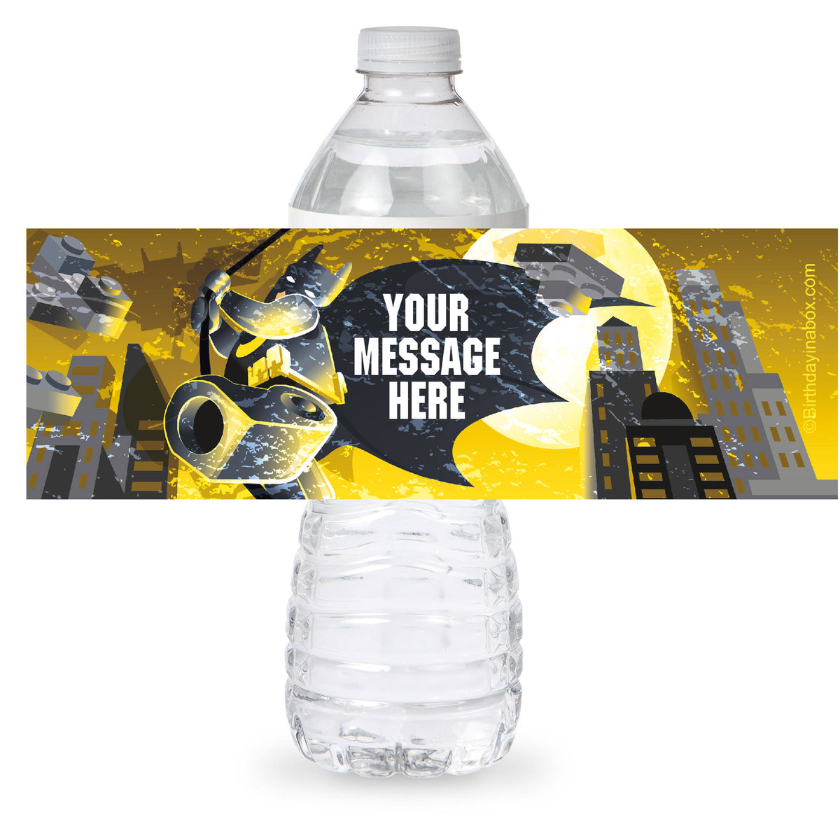 Bat Blocks Bottle Label (Sheet of 4) W194