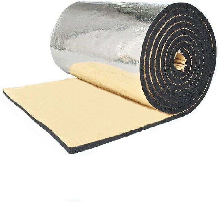 160x40 Inch Pack of 2 Aluminum Heat Sound Deadening Insulation Mat L56878