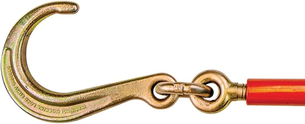 Ratchet Binder with Towing J Hook, 2 Pack, 5,400 Pound Safe Working Load M4817