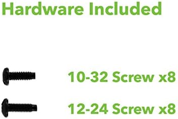 Adjustable Rack Mount Server Shelf Rails 1U Full Depth 2-Pack A798831