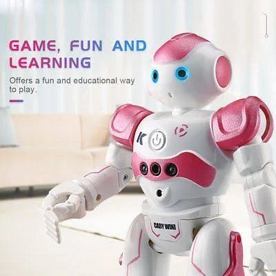 Smart Remote-Controlled Robot Toy with Music Lights W7985