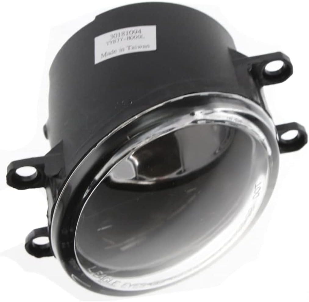 Fog Light Assembly for Toyota RAV4 2009-2012 Driver and Passenger Side Pair Halogen Round W400