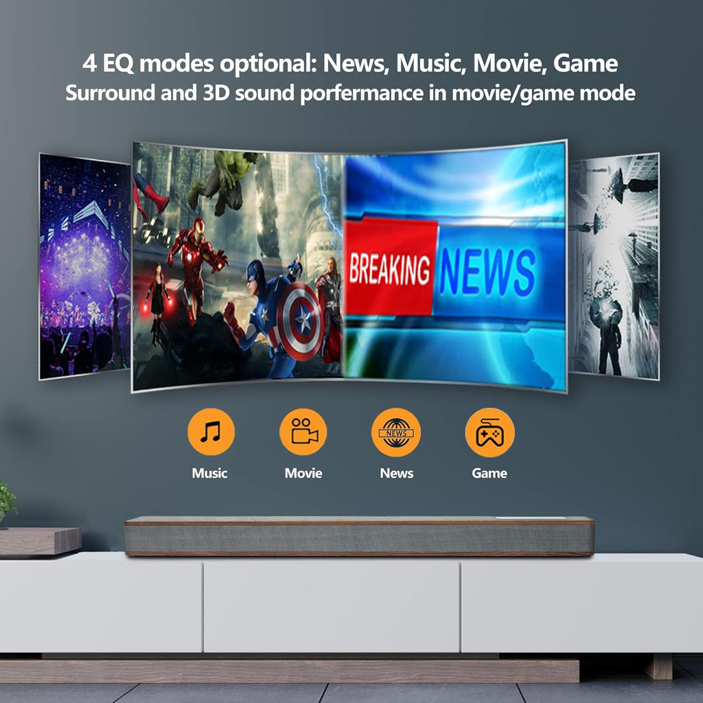 2.1 CH Wooden Sound Bar with Built-in Subwoofer U180
