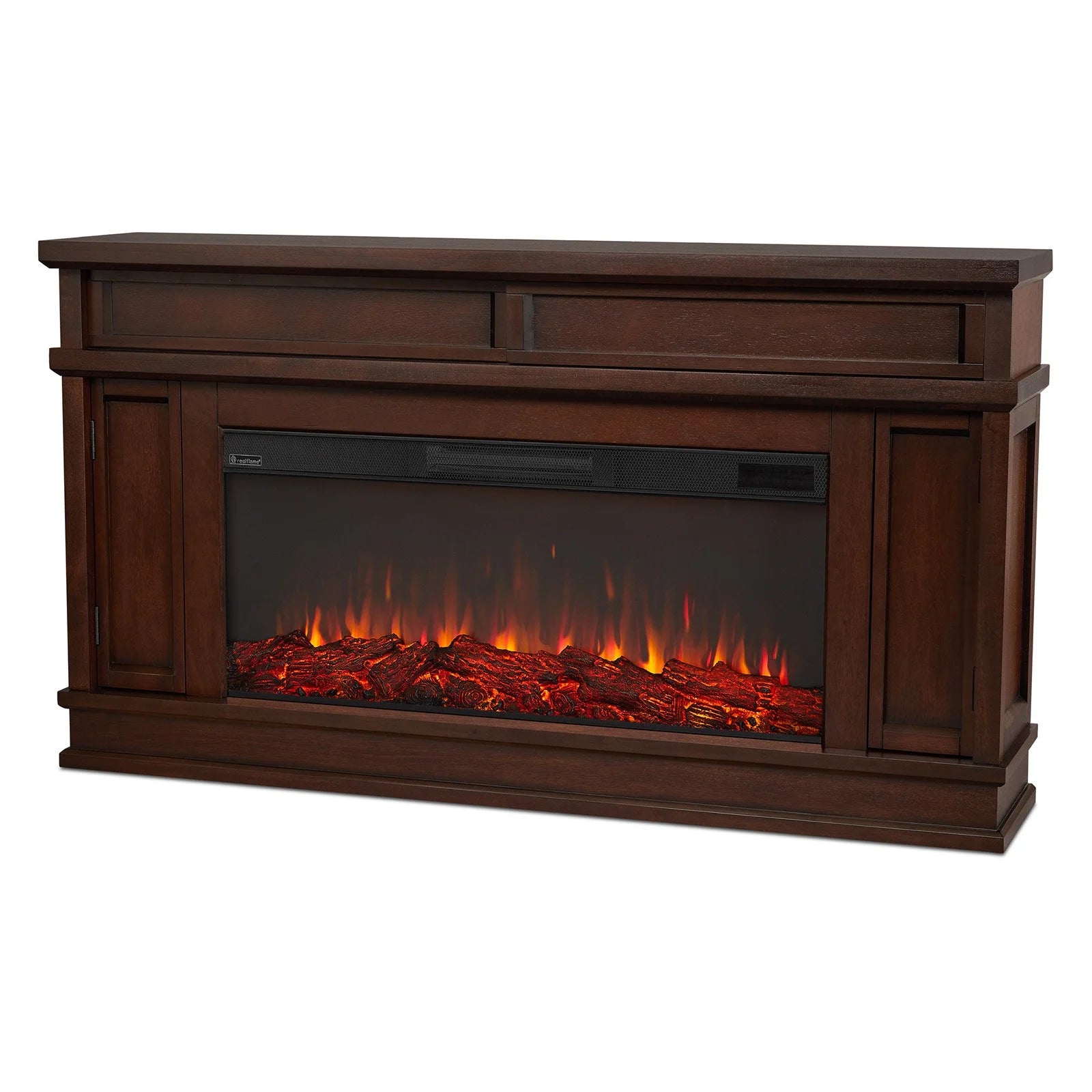 Dark Walnut Electric Fireplace Q11086