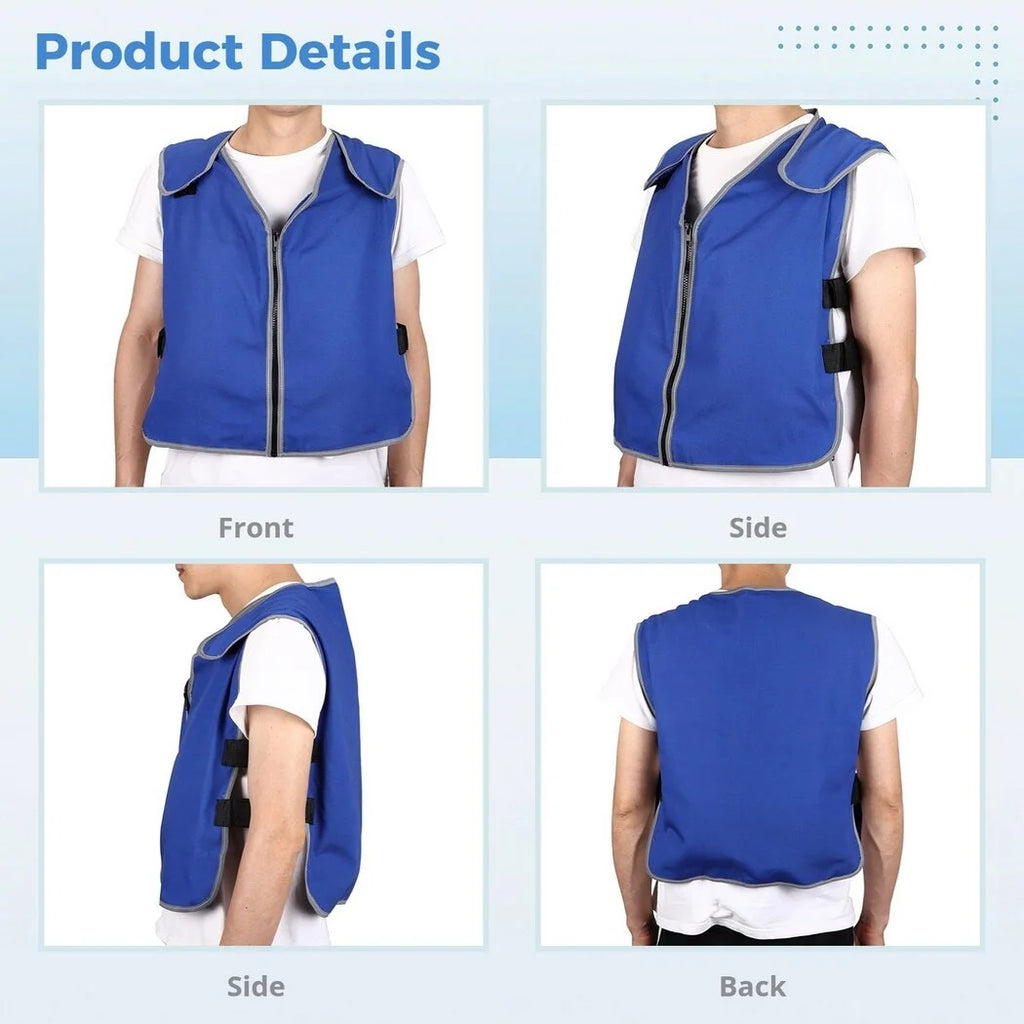 Cooling Vest with 20 PCS of Ice Packs and 6 Big Pockets O808945