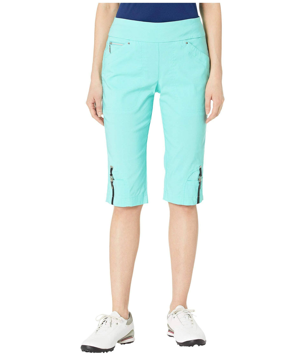 Skinnylicious Pull-On Knee Capris K4204