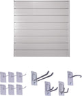 6" Starter Bundle (8x4 ft) with 10-Piece Locking Hook Kit (White) Q783633