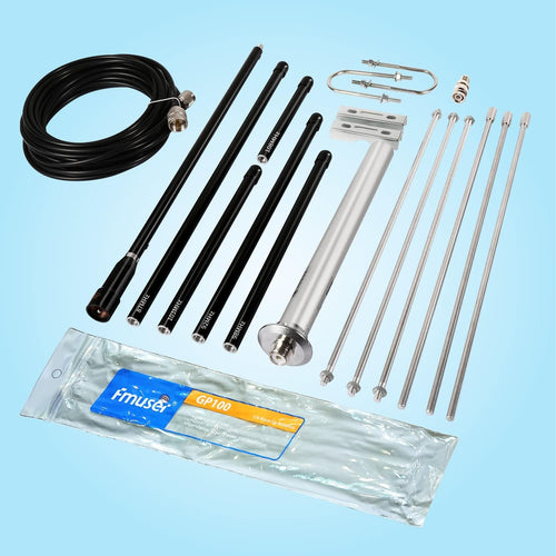 1/4 Wave Outdoor FM Broadcast Antenna with 8M Cable A90399