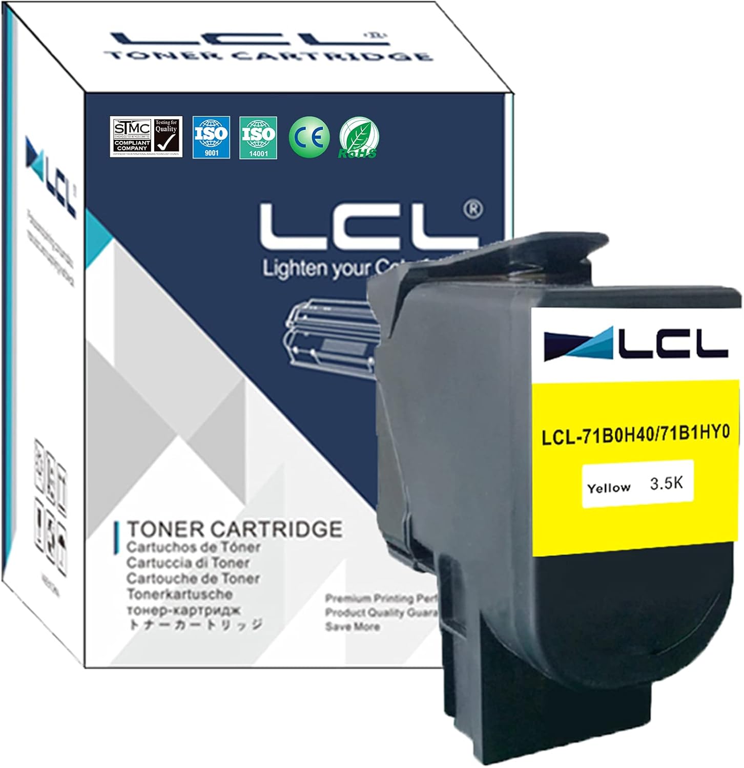Cyan Compatible Toner Cartridge 3500 Pages (1-Pack) B63844