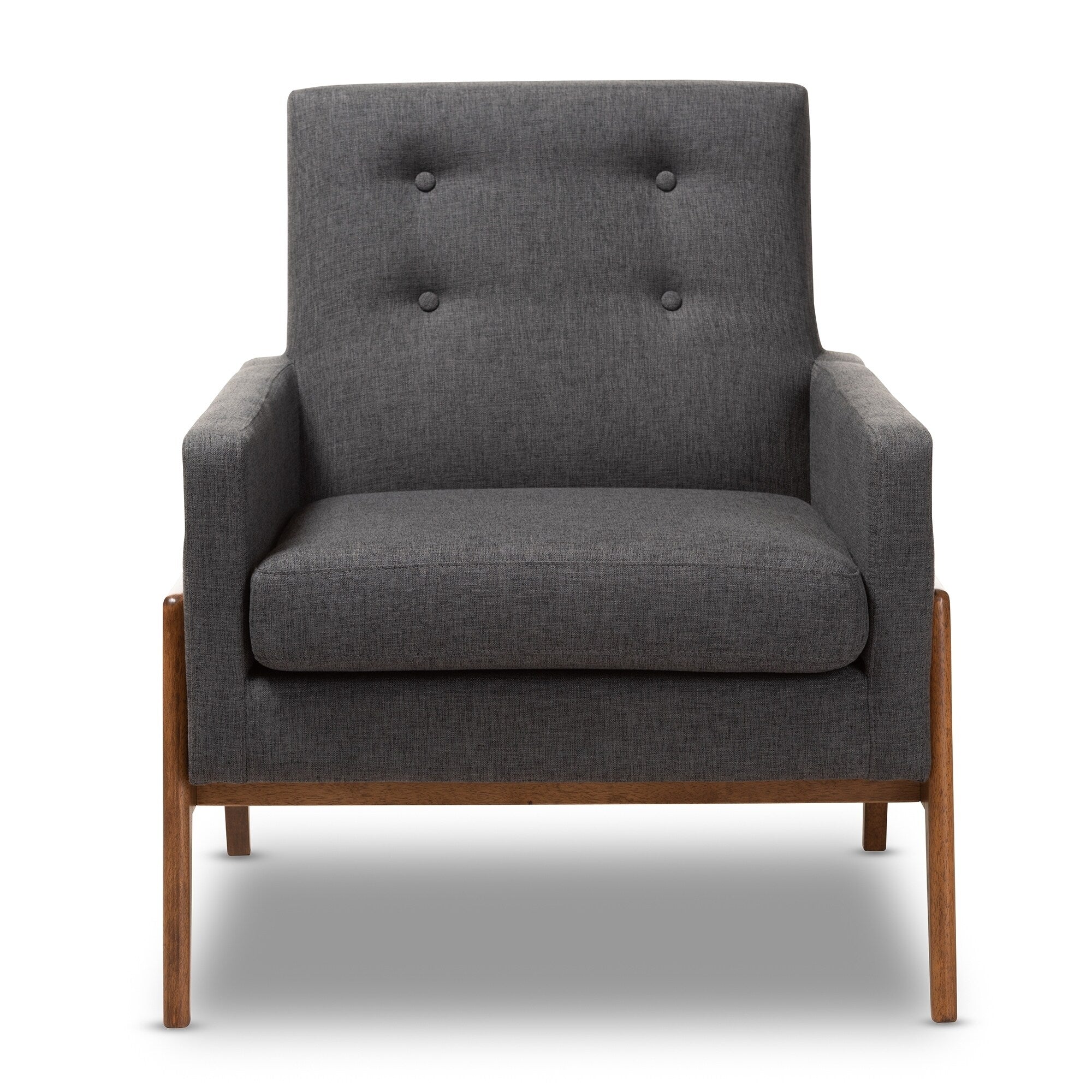 Charcoal Fabric Lounge Chair A144