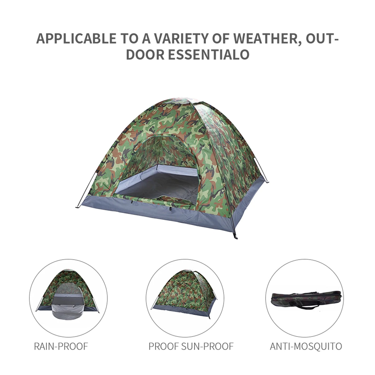 3-4 Person Portable Camping Tent F9226