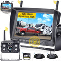 7" Touch Key DVR Monitor HD 1080P Bluetooth Backup Camera with IR Night Vision F632