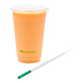 Compostable 8.3 inch Wrapped Straw Green 2000 Count Box C19907