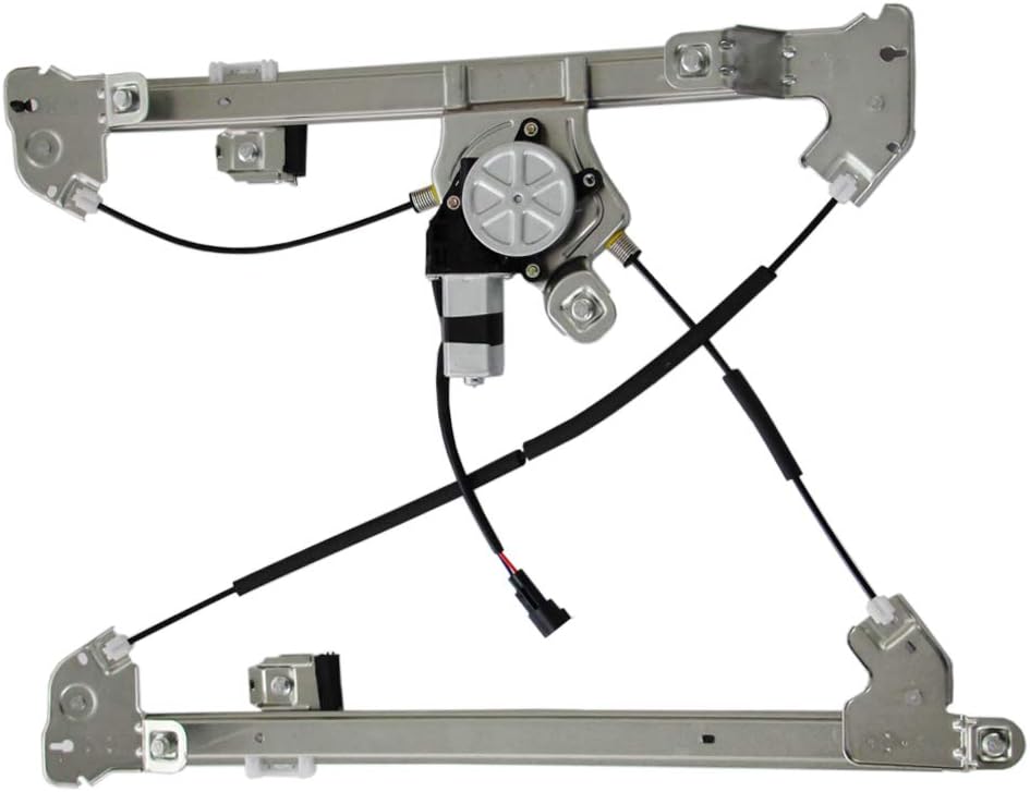 Power Window Regulator with Motor Assembly Front Passengers Compatible with 04-08 Ford F-150 06-08 Lincoln Mark LT Pack of 2 U9885